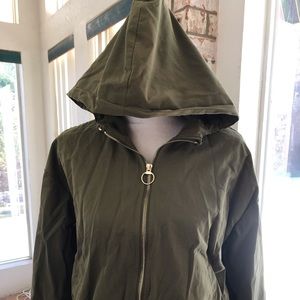 “Forever 21” Zippered Bomber Jacket!